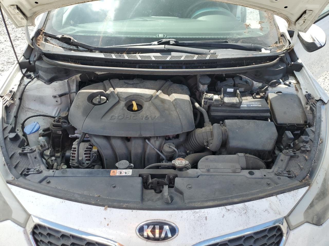 2015 KIA Forte VIN KNAFX4A68F5406598 Copart auction photo, all over damage thumbnail 11