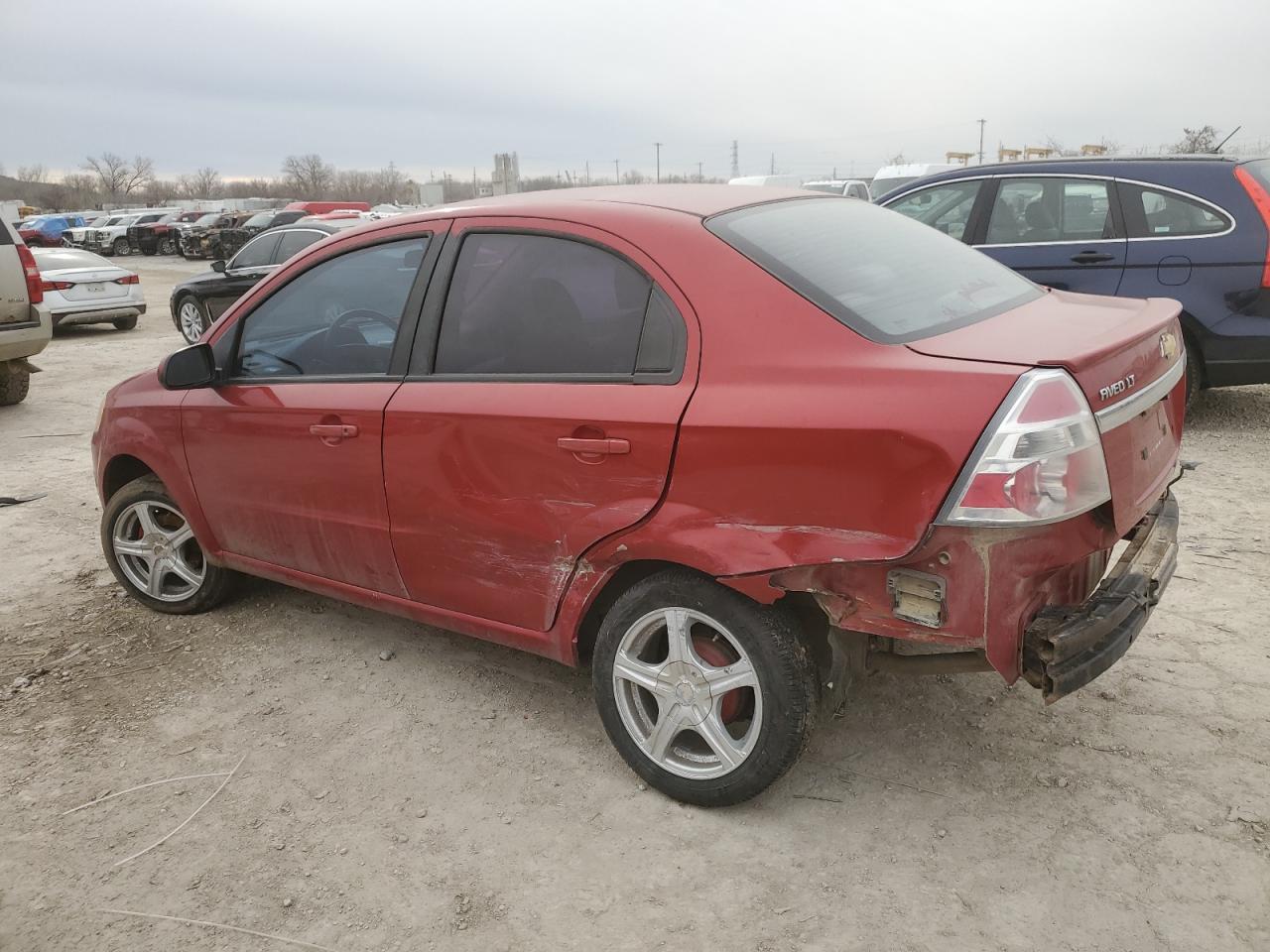 2011 Chevrolet Aveo VIN KL1TD5DEXBB194393 Copart auction photo, rear end / undercarriage damage thumbnail 2