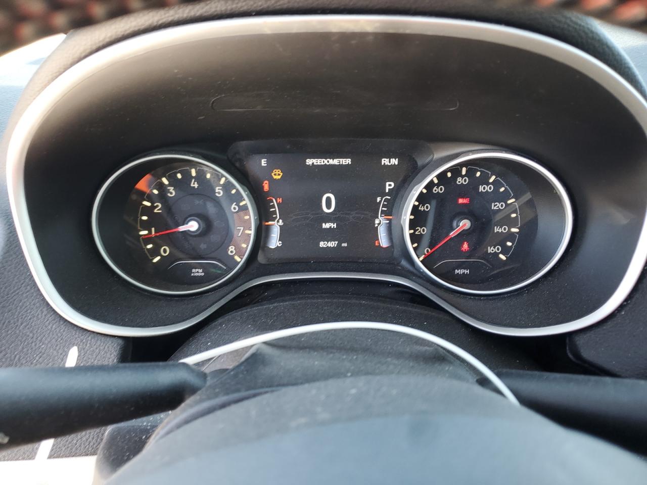 2019 Jeep Compass VIN 3C4NJCCB8KT809401 Copart auction photo, front end / side damage thumbnail 9