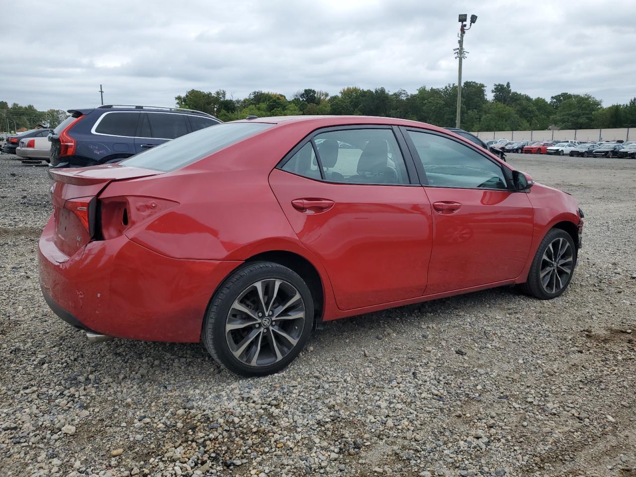 2017 Toyota Corolla VIN 2T1BURHE5HC855375 Copart auction photo, front end / rear end damage thumbnail 3