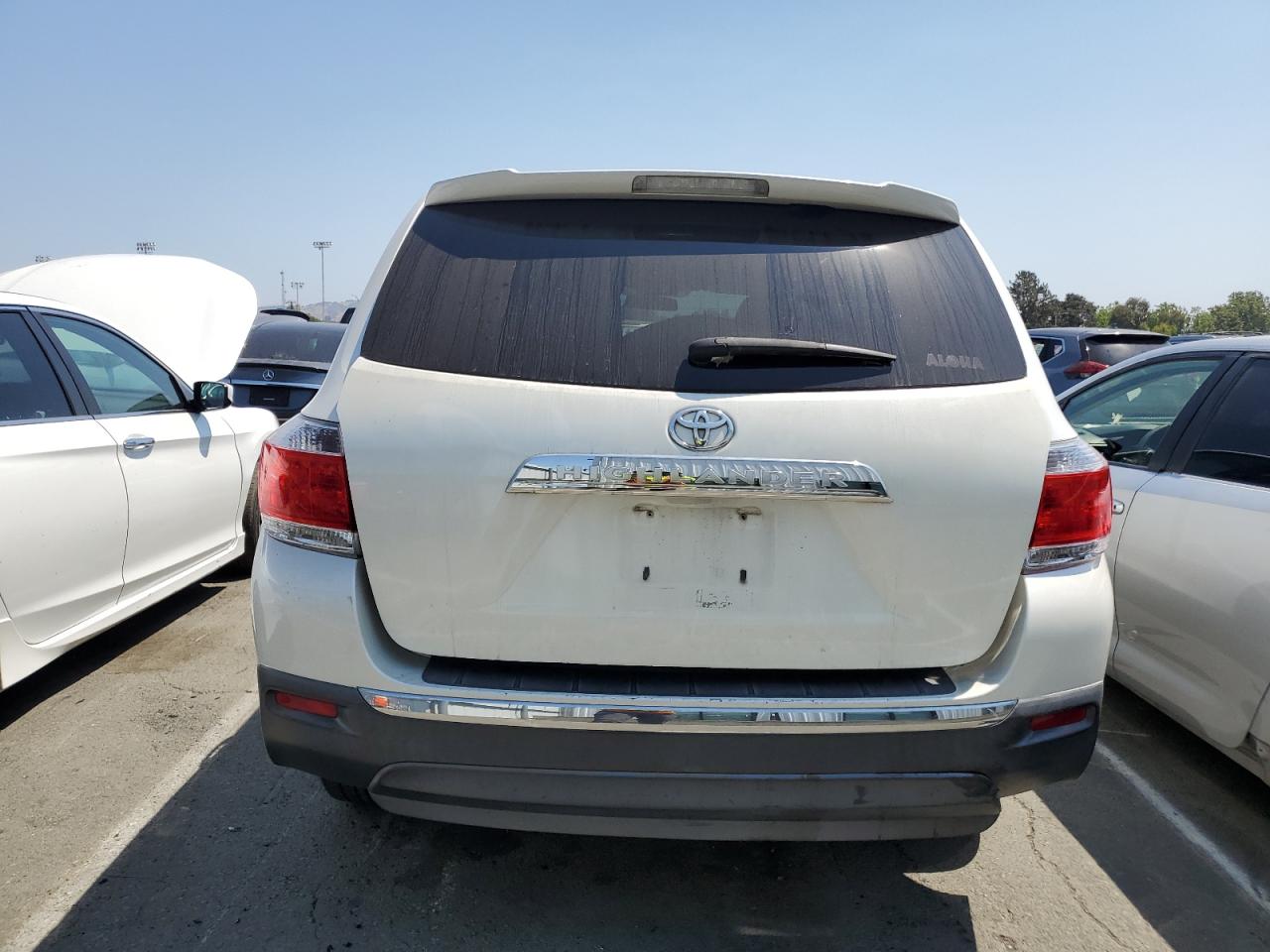 2012 Toyota Highlander VIN 5TDZK3EH4CS072550 Copart auction photo, front end / minor dent/scratches damage thumbnail 6