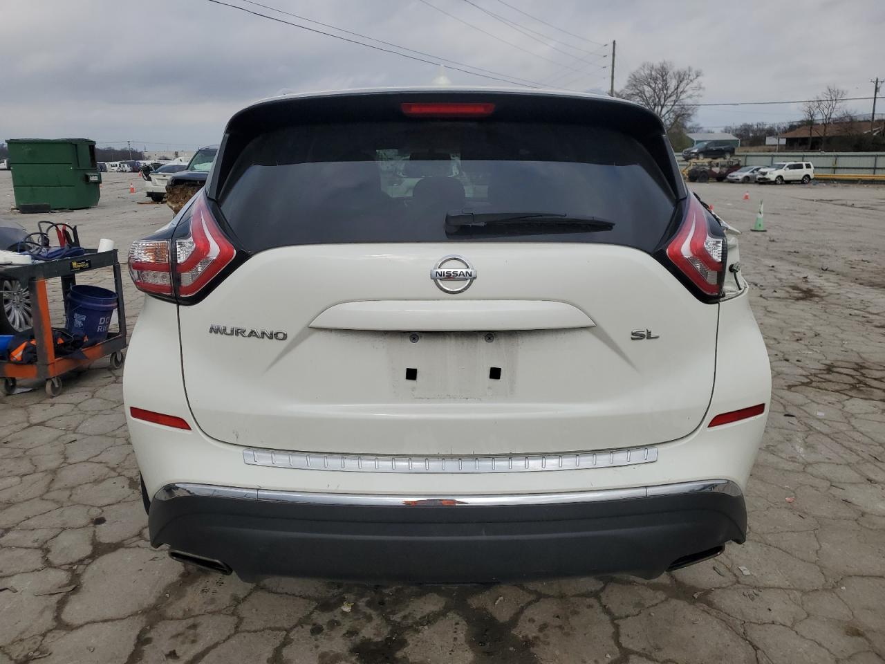 2017 Nissan Murano VIN 5N1AZ2MG8HN166595 Copart auction photo, side / rear end damage thumbnail 6