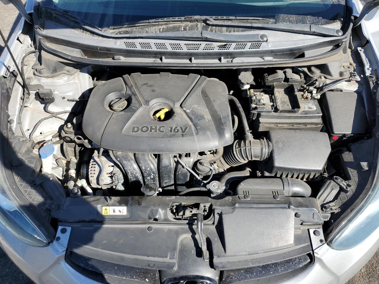 2013 Hyundai Elantra VIN 5NPDH4AE9DH359285 Copart auction photo, rear end / minor dent/scratches damage thumbnail 11
