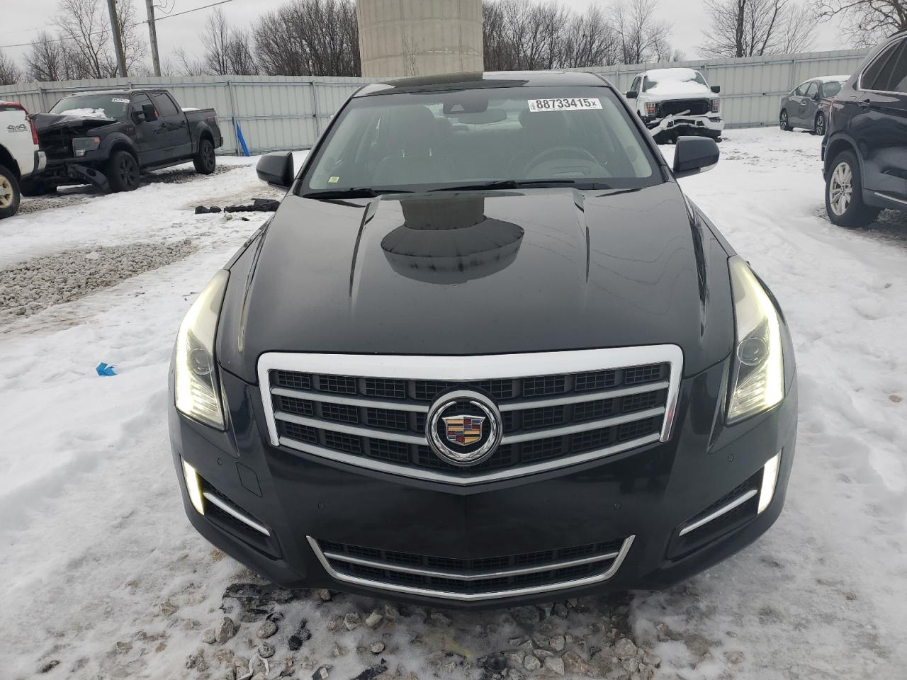 2014 Cadillac ATS VIN 1G6AL5S31E0166912 Copart auction photo, rear end damage thumbnail 5