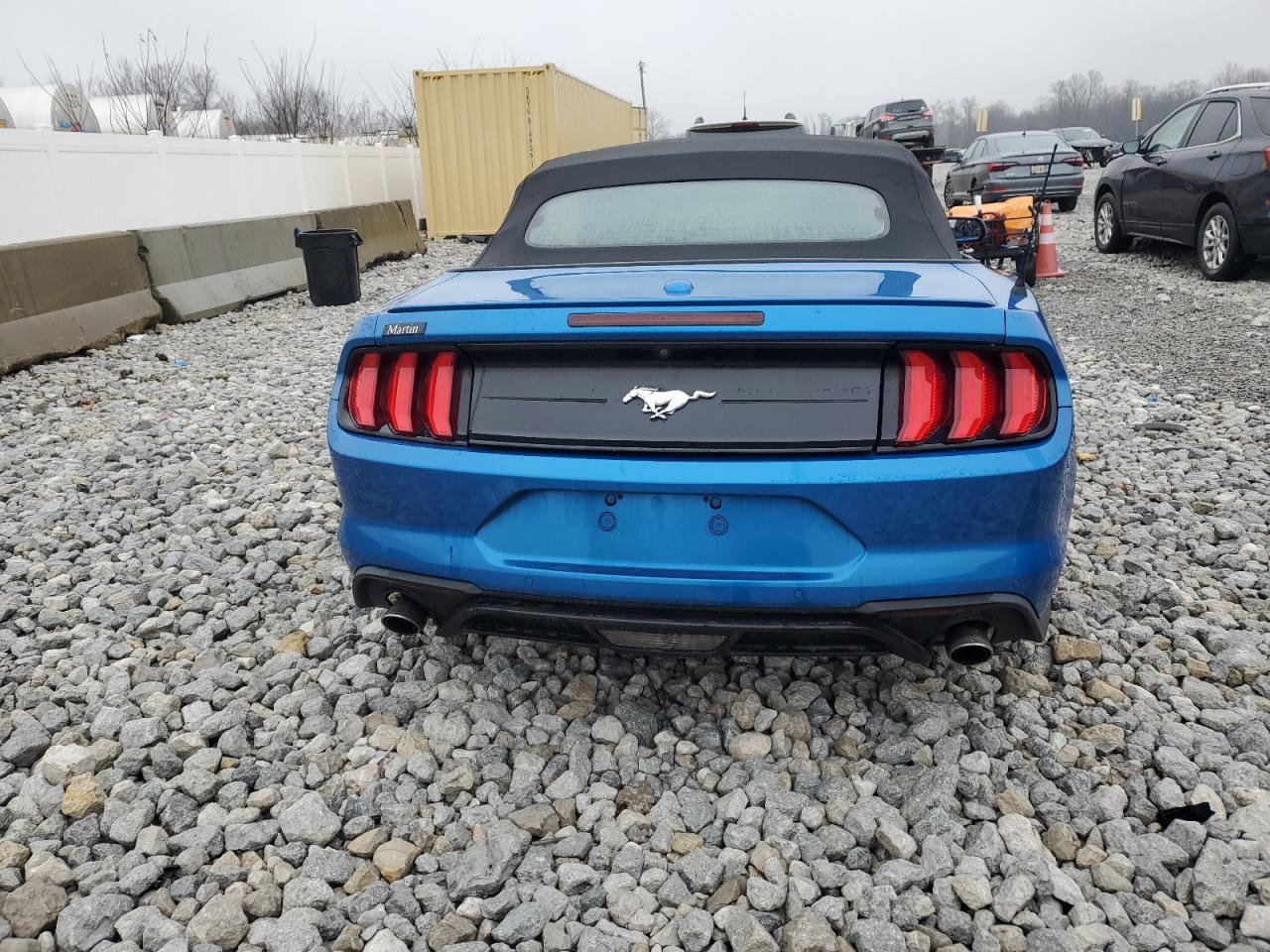 2020 Ford Mustang VIN 1FATP8UHXL5112700 Copart auction photo, front end / side damage thumbnail 6