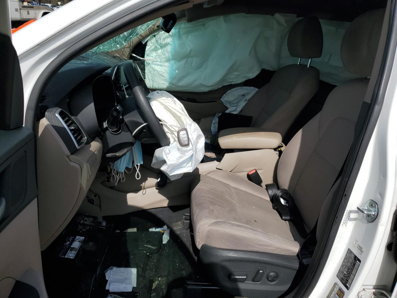 2019 Hyundai Tucson VIN KM8J33A43KU072879 Copart auction photo, front end / all over damage thumbnail 7