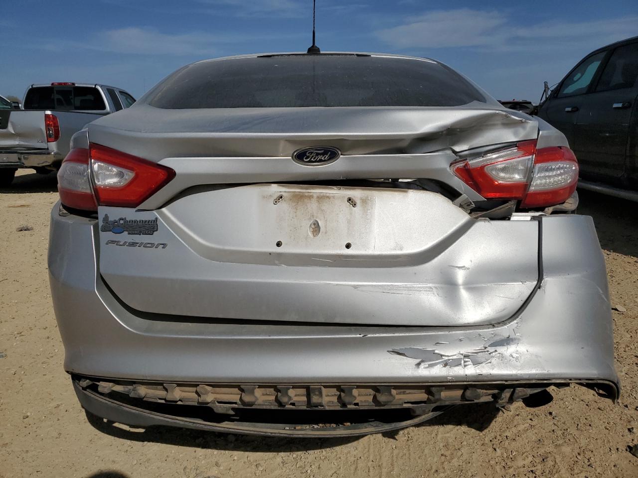 2016 Ford Fusion VIN 3FA6P0G70GR340564 Copart auction photo, rear end / minor dent/scratches damage thumbnail 6