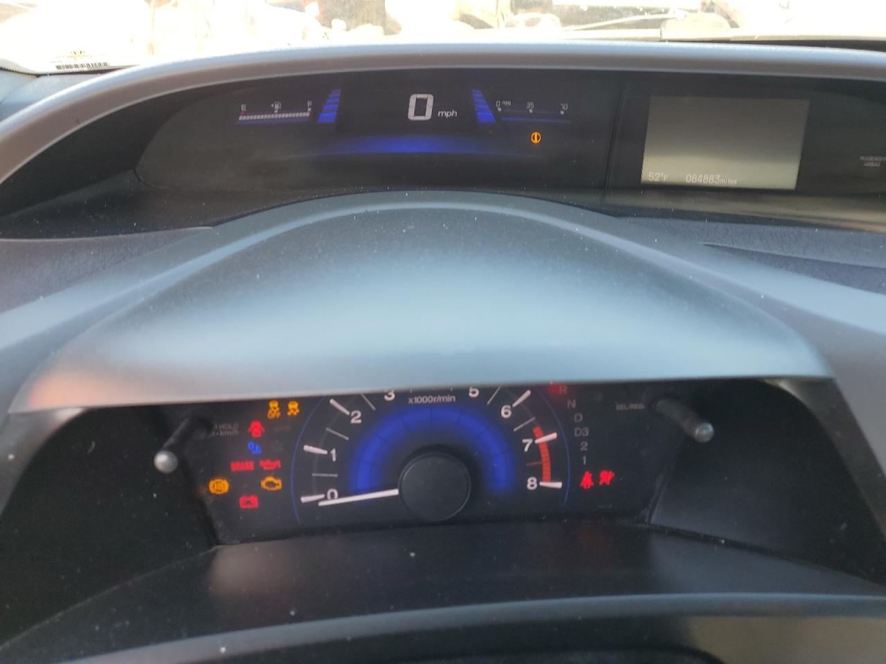 2012 Honda Civic VIN 19XFB2F92CE004651 Copart auction photo, front end damage thumbnail 9