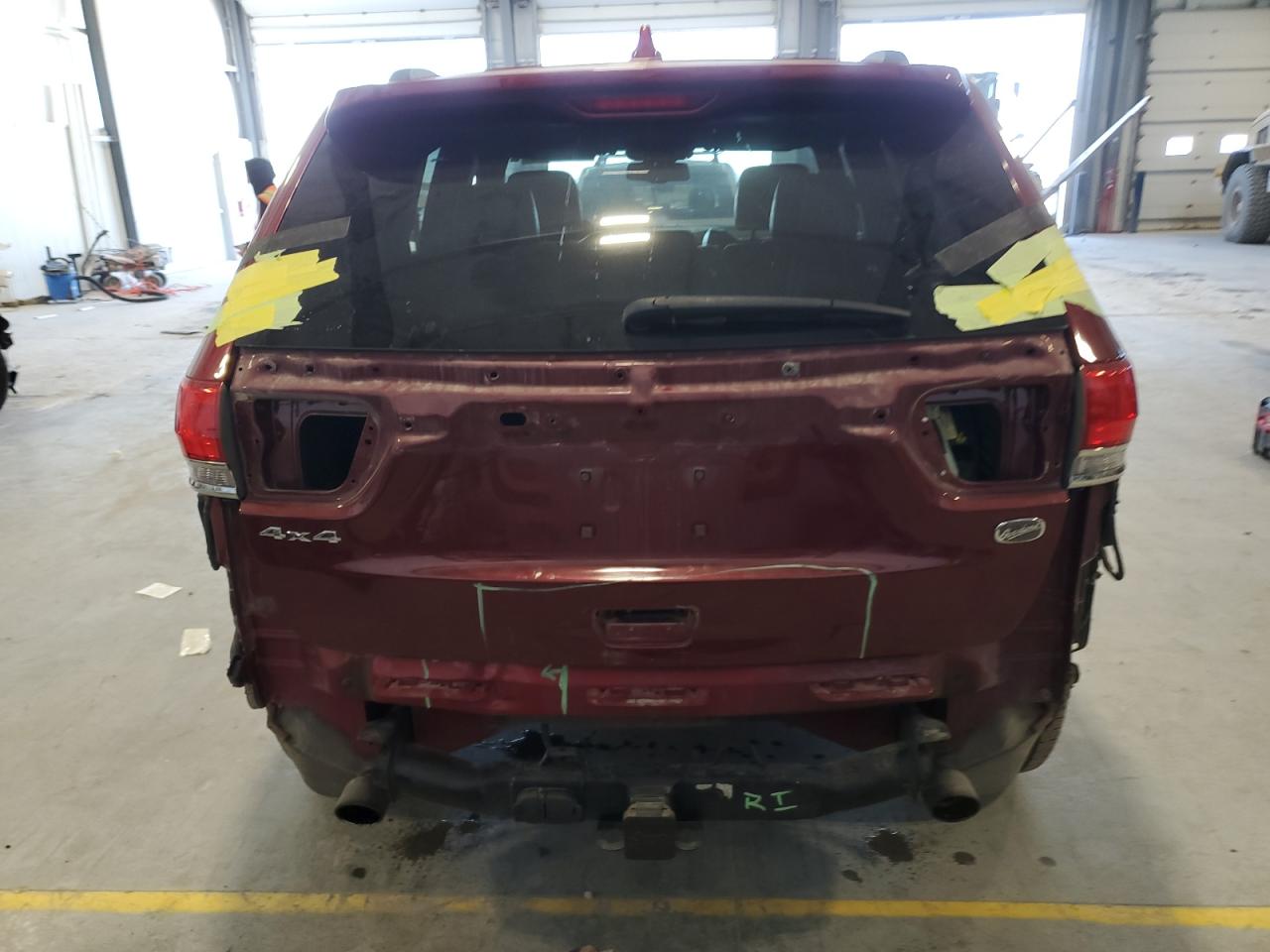 2014 Jeep Grand Cherokee VIN 1C4RJFCG8EC132719 Copart auction photo, rear end damage thumbnail 6