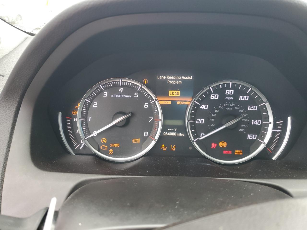 2019 Acura TLX VIN 19UUB3F85KA002352 Copart auction photo, water/flood damage thumbnail 9