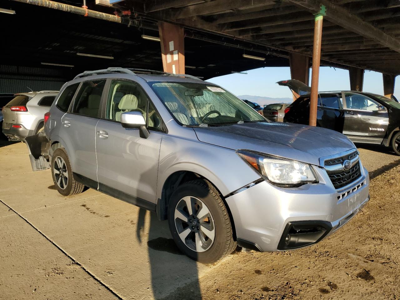 2017 Subaru Forester VIN JF2SJAEC9HH412107 Copart auction photo, rear end / front end damage thumbnail 4