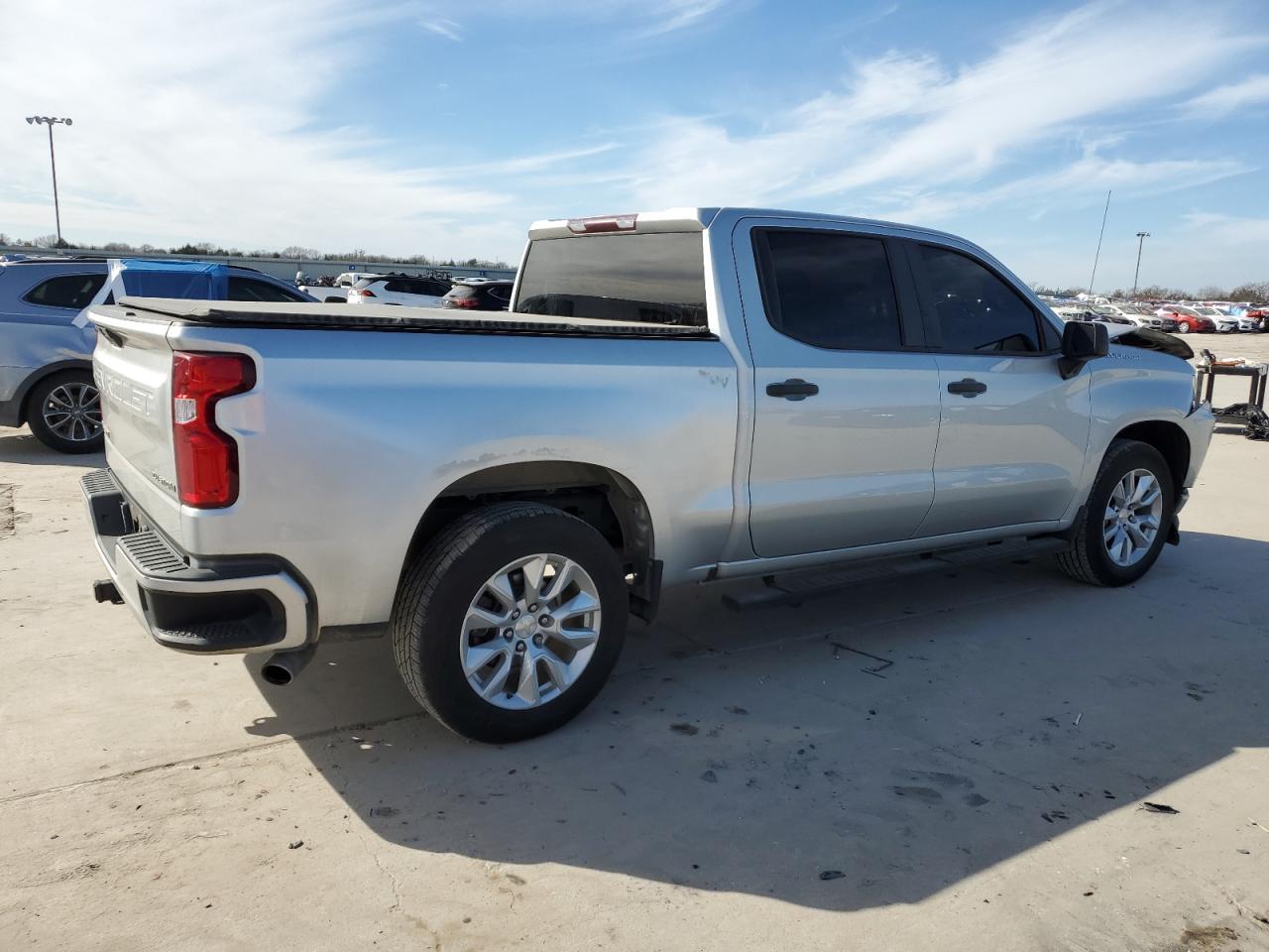 2019 Chevrolet Silverado VIN 1GCPWBEH7KZ381156 Copart auction photo, front end damage thumbnail 3