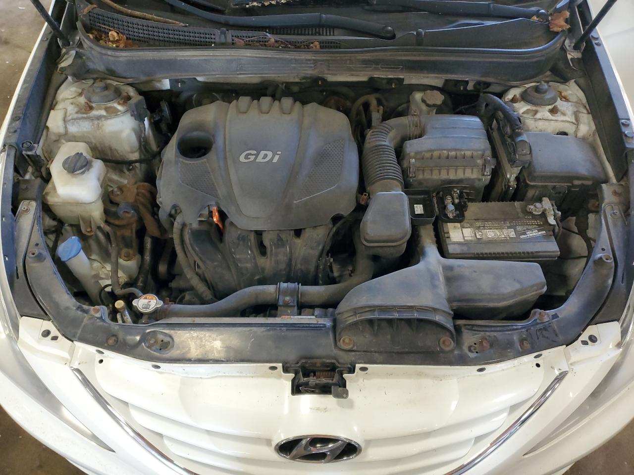2013 Hyundai Sonata VIN 5NPEB4AC3DH645640 Copart auction photo, top/roof / rear end damage thumbnail 12
