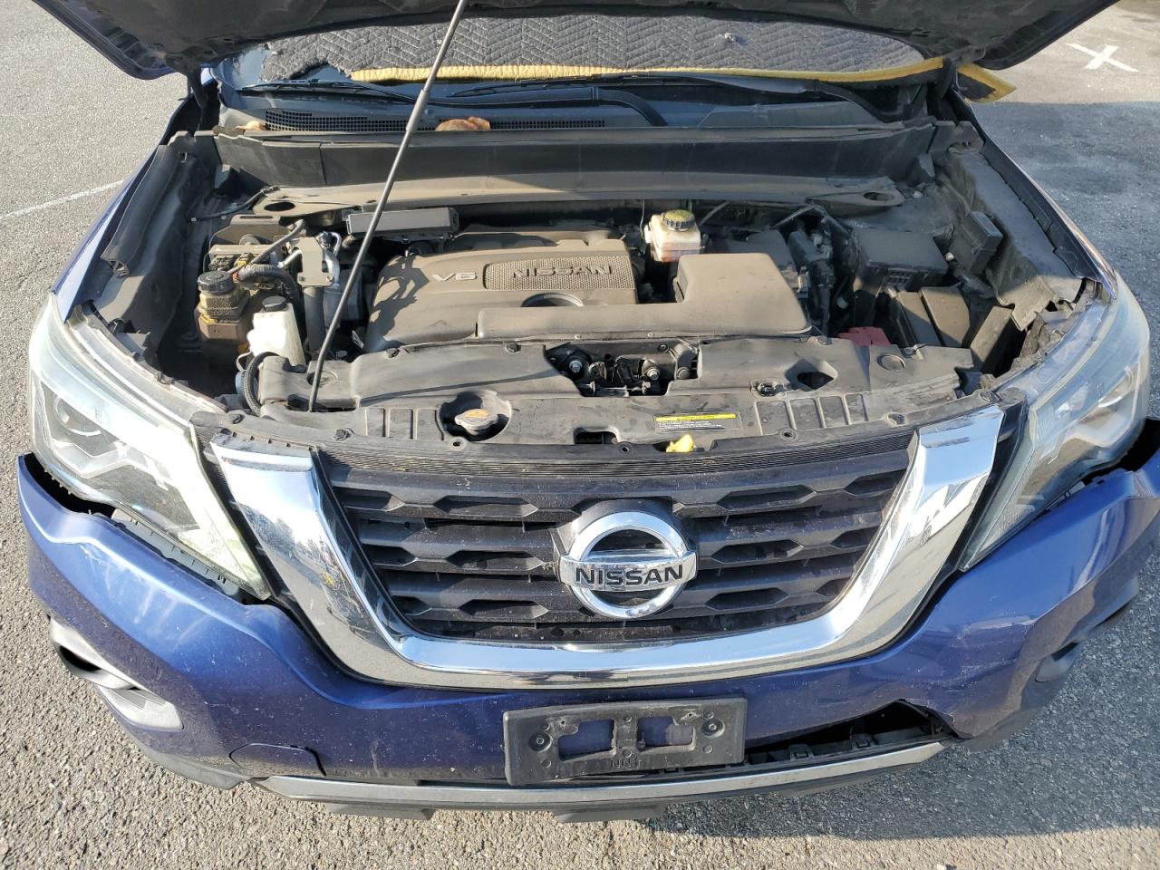 2017 Nissan Pathfinder VIN 5N1DR2MN5HC676233 Copart auction photo, front end damage thumbnail 13