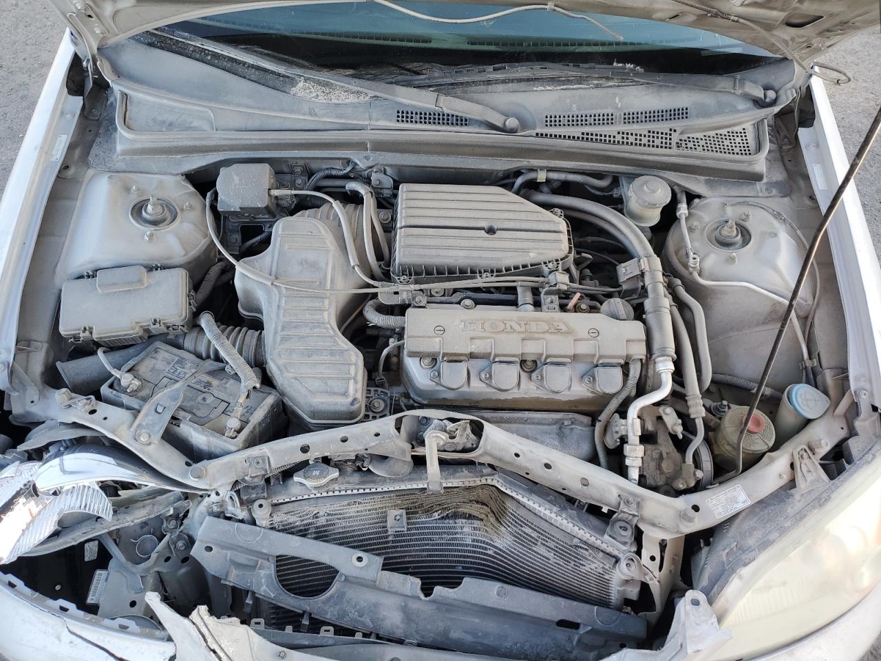 2003 Honda Civic VIN 2HGES16573H578039 Copart auction photo, front end damage thumbnail 11