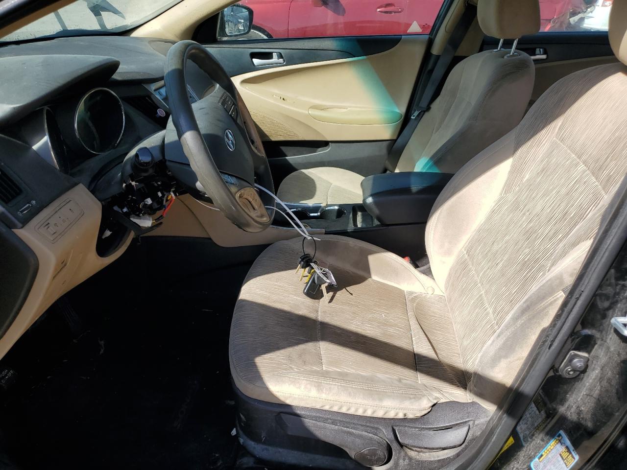 2013 Hyundai Sonata VIN 5NPEB4AC8DH567369 Copart auction photo, front end / side damage thumbnail 7