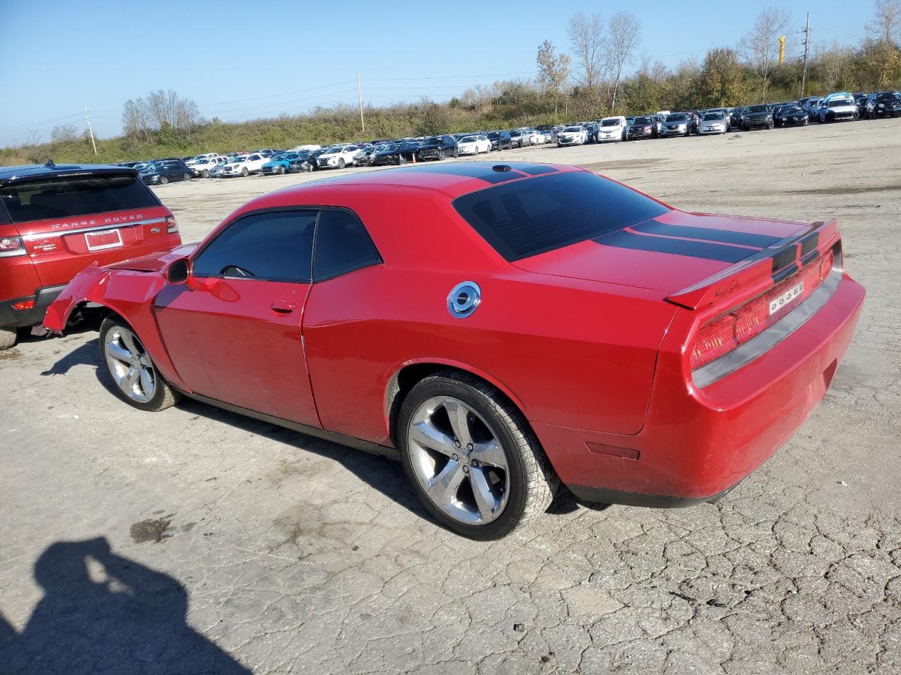 2013 Dodge Challenger VIN 2C3CDYBT1DH511536 Copart auction photo, side / front end damage thumbnail 2