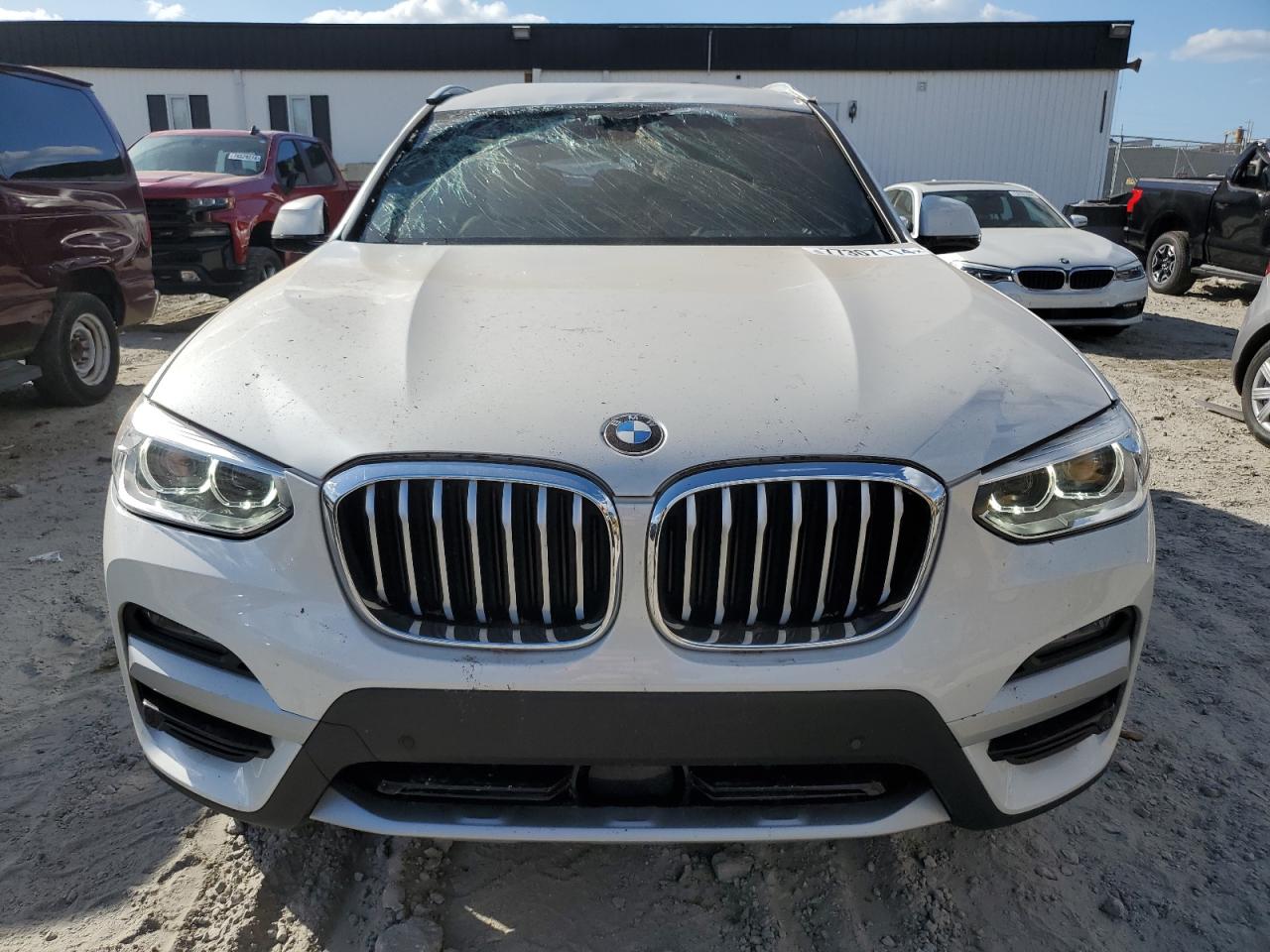 2020 BMW X3 VIN 5UXTY3C04L9B53176 Copart auction photo, all over damage thumbnail 5