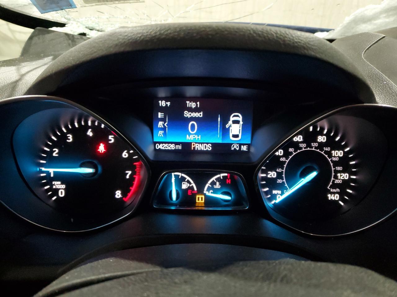 2019 Ford Escape VIN 1FMCU9GD5KUB43371 Copart auction photo, front end / side damage thumbnail 9