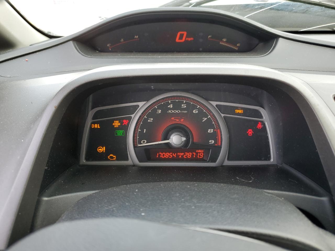 2008 Honda Civic VIN 2HGFA55518H709814 Copart auction photo, front end / side damage thumbnail 9