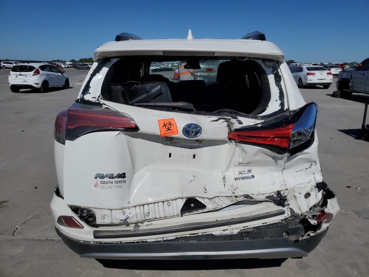 2018 Toyota RAV 4 VIN JTMRJREV3JD185068 Copart auction photo, all over damage thumbnail 6