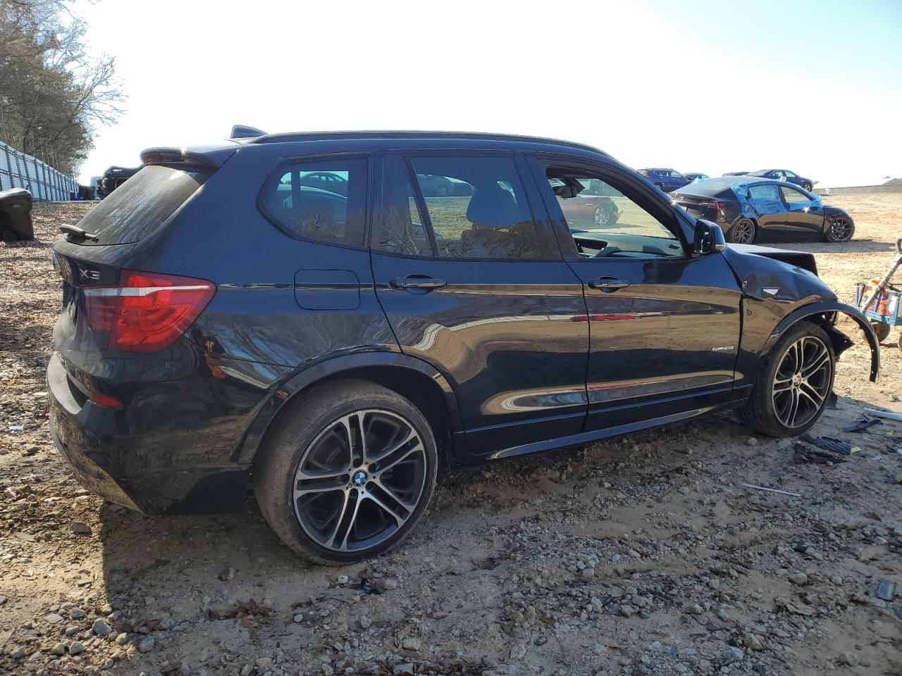 2017 BMW X3 VIN 5UXWZ7C30H0V92072 Copart auction photo, front end damage thumbnail 3