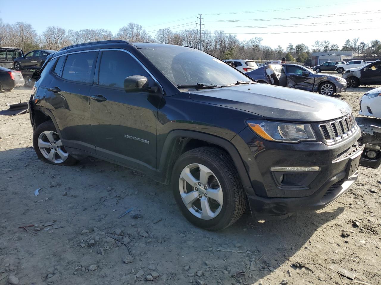 2020 Jeep Compass VIN 3C4NJDBBXLT148978 Copart auction photo, all over / mechanical damage thumbnail 4