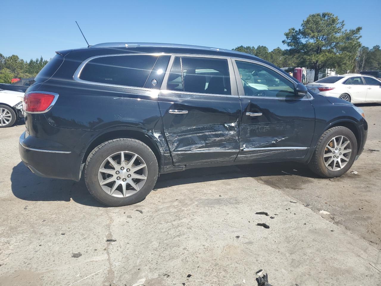2017 Buick Enclave VIN 5GAKVBKD3HJ140041 Copart auction photo, side damage thumbnail 3
