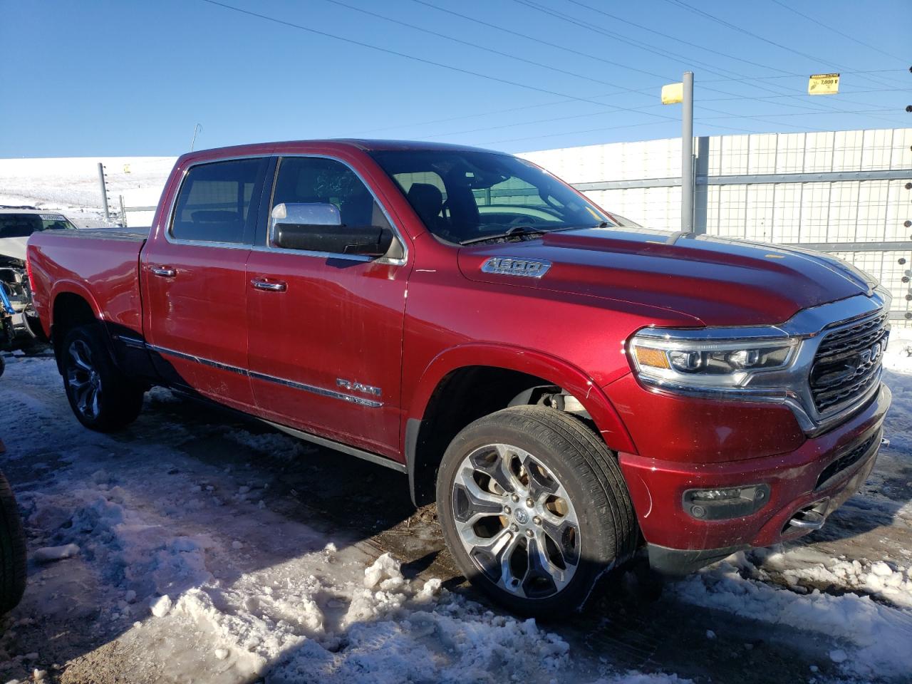 2019 RAM 1500 VIN 1C6SRFPT5KN559414 Copart auction photo, rear end / minor dent/scratches damage thumbnail 4