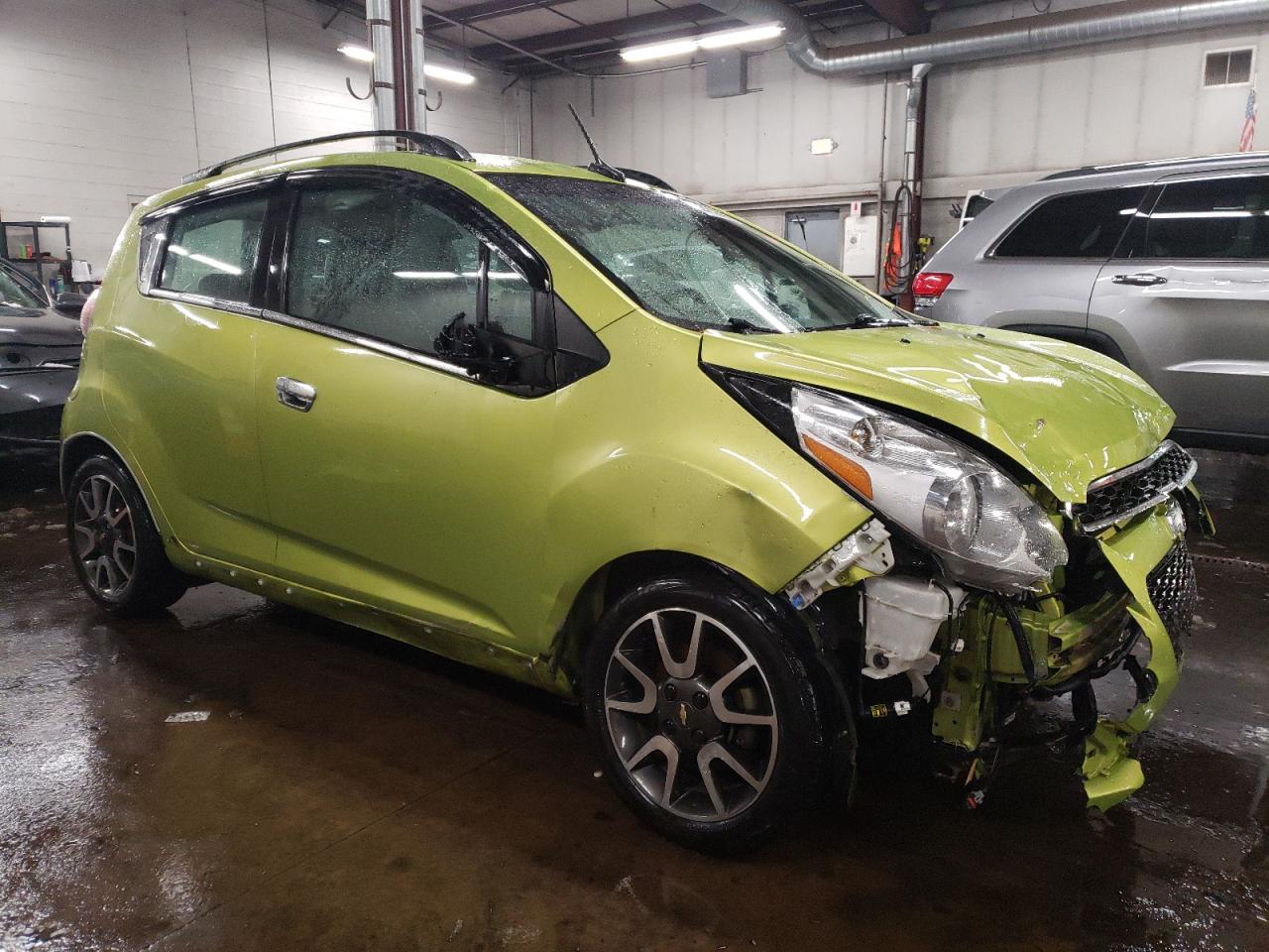 2013 Chevrolet Spark VIN KL8CF6S97DC500244 Copart auction photo, front end / minor dent/scratches damage thumbnail 4