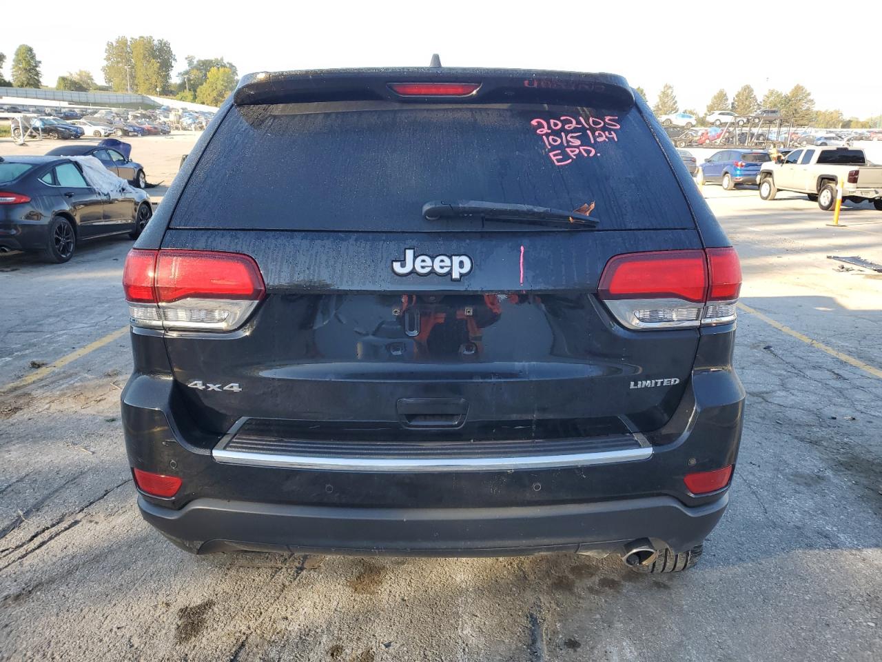 2021 Jeep Grand Cherokee VIN 1C4RJFBG0MC654891 Copart auction photo, front end / side damage thumbnail 6
