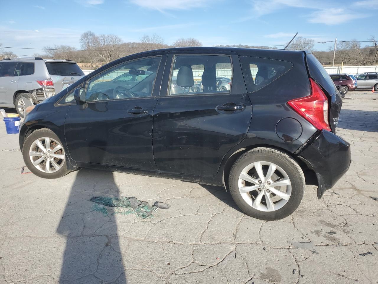 2014 Nissan Versa VIN 3N1CE2CPXEL429596 Copart auction photo, rear end / front end damage thumbnail 2