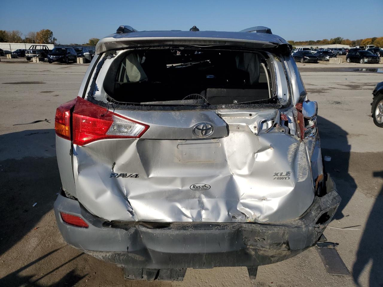 2013 Toyota RAV 4 VIN 2T3RFREV6DW037764 Copart auction photo, all over damage thumbnail 6