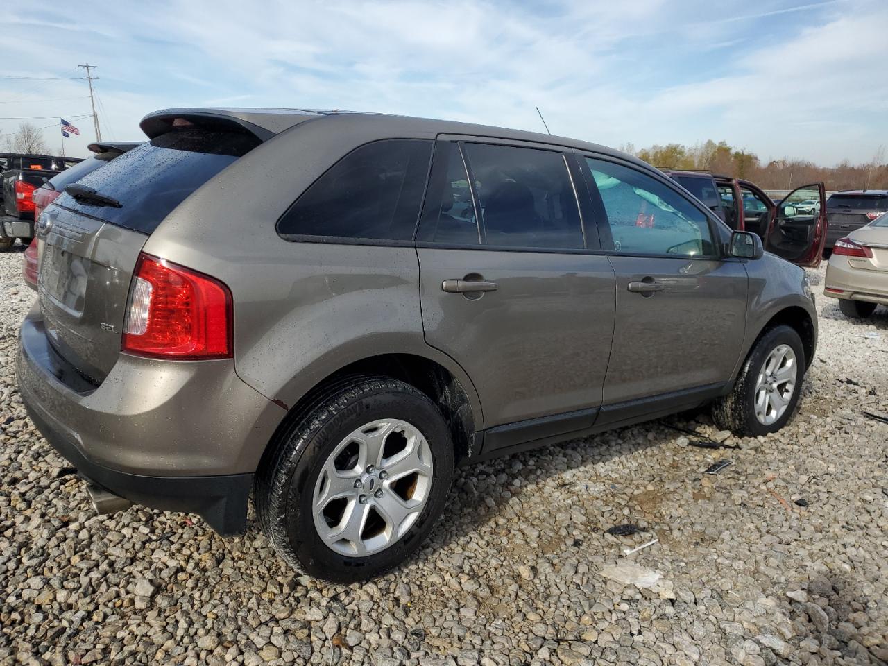 2013 Ford Edge VIN 2FMDK3JC5DBA49653 Copart auction photo, side damage thumbnail 3