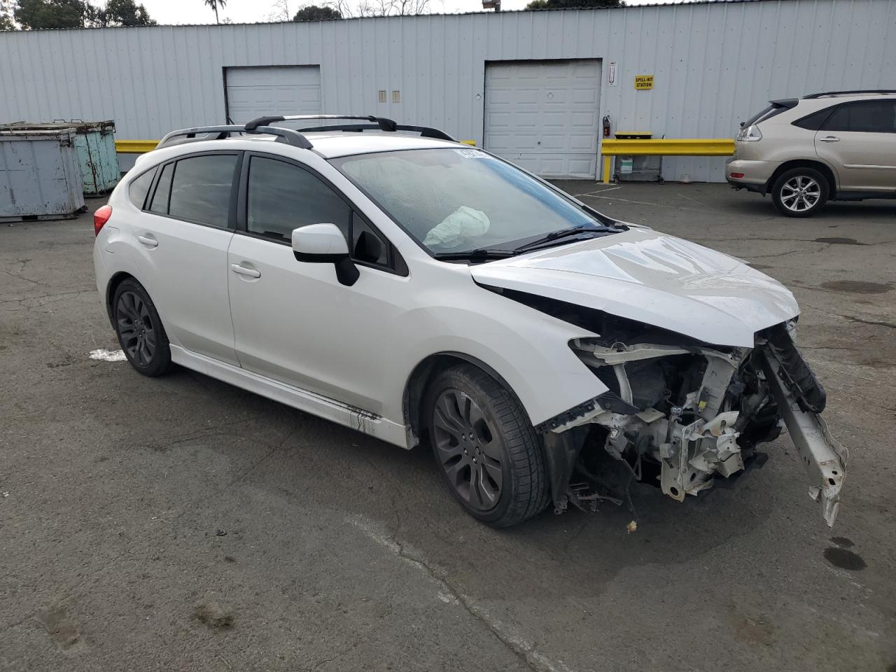 2014 Subaru Impreza VIN JF1GPAL63E9224890 Copart auction photo, front end / side damage thumbnail 4