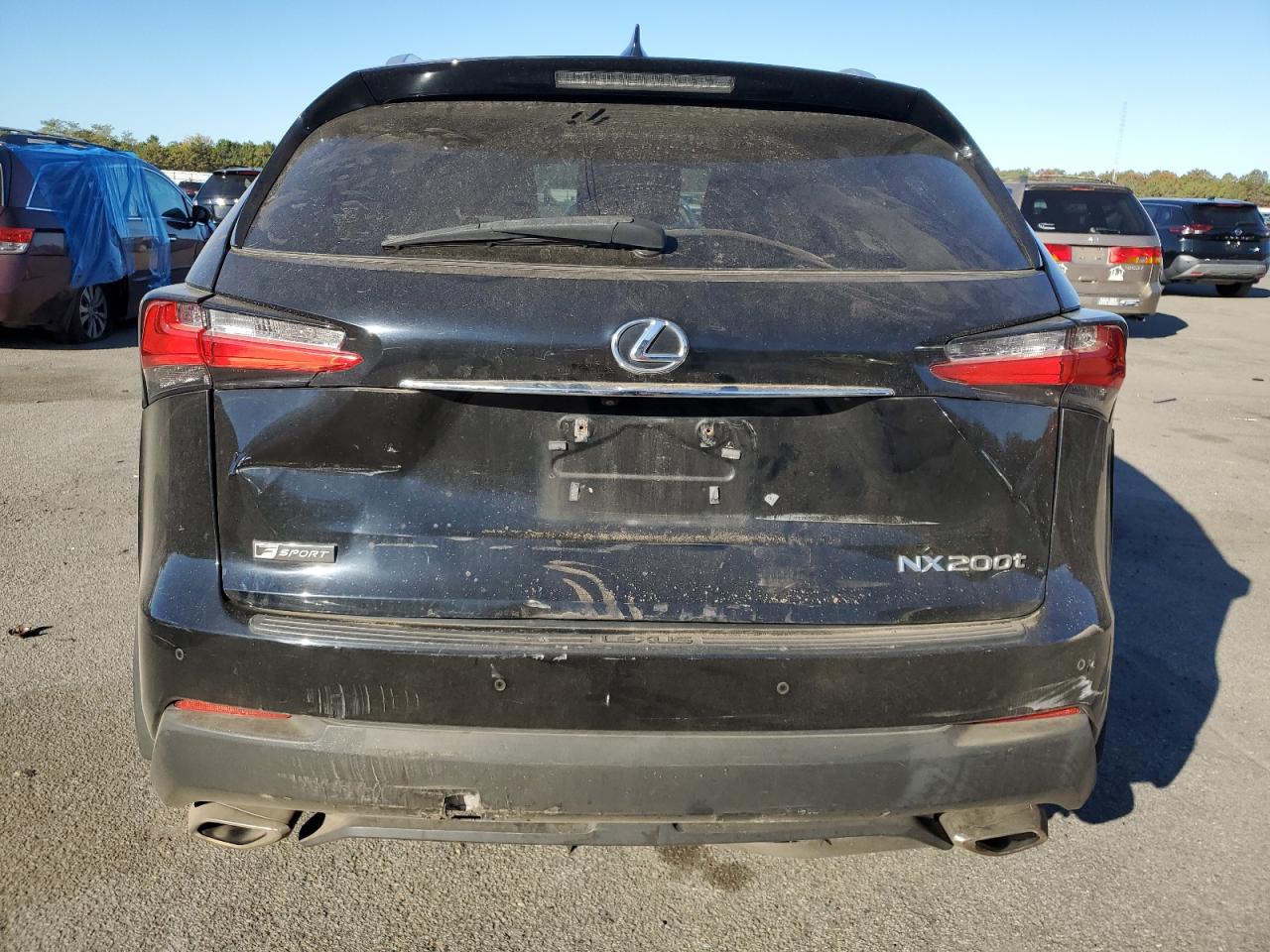 2016 Lexus NX VIN JTJBARBZ3G2059111 Copart auction photo, front end / minor dent/scratches damage thumbnail 6