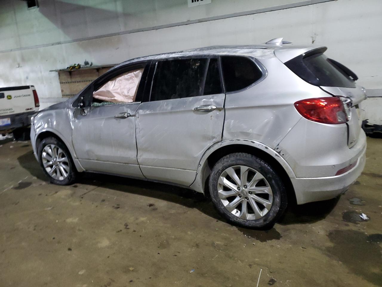 2017 Buick Envision VIN LRBFXESX2HD191744 Copart auction photo, all over damage thumbnail 2