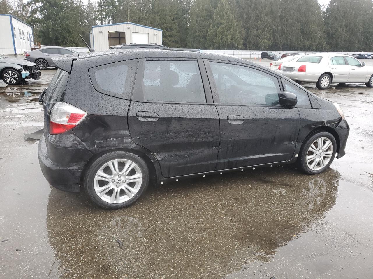 2010 Honda Fit VIN JHMGE8H49AS021990 Copart auction photo, rear end / front end damage thumbnail 3