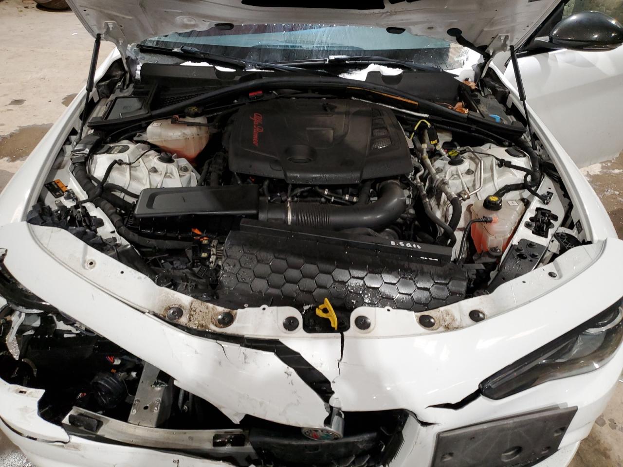 2019 Alfa Romeo Giulia VIN ZARFANBNXK7603504 Copart auction photo, front end damage thumbnail 11