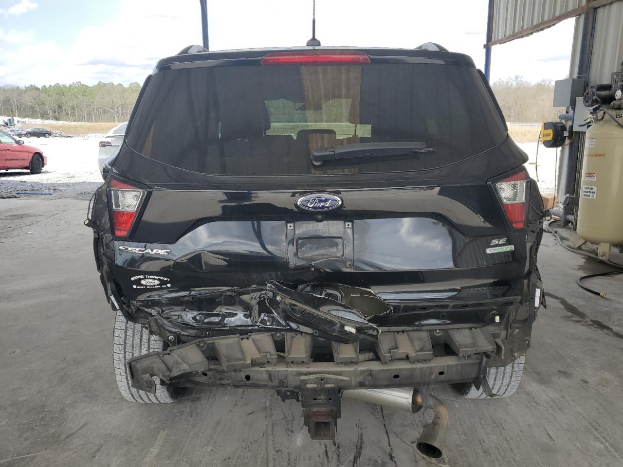 2017 Ford Escape VIN 1FMCU0G92HUC72166 Copart auction photo, rear end damage thumbnail 6