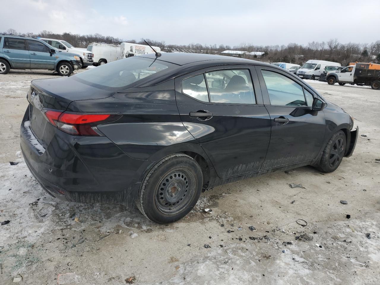 2020 Nissan Versa VIN 3N1CN8DV8LL876571 Copart auction photo, front end / side damage thumbnail 3