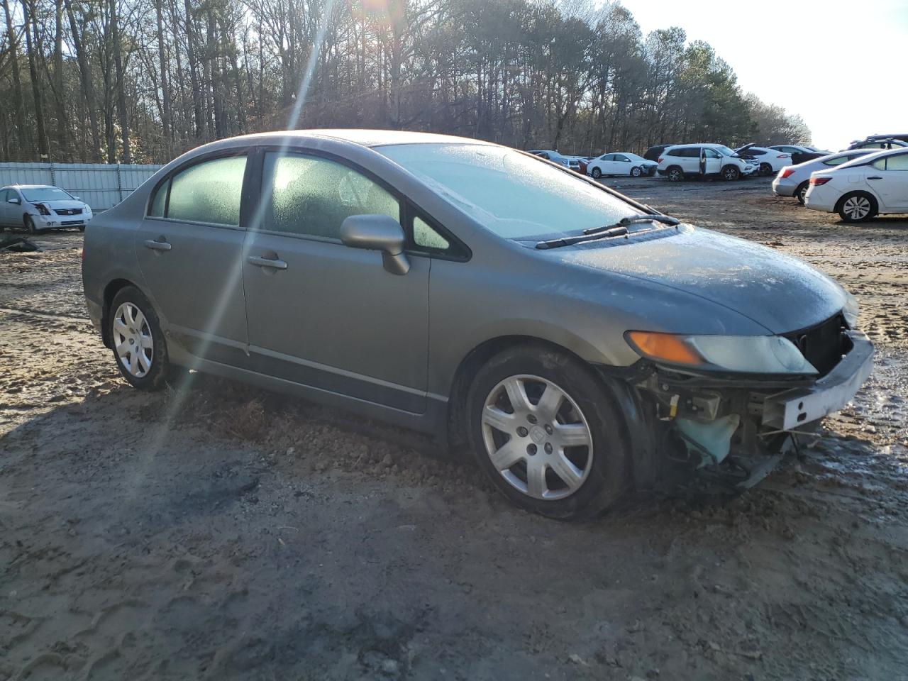2006 Honda Civic VIN 1HGFA16536L087451 Copart auction photo, front end / undercarriage damage thumbnail 4