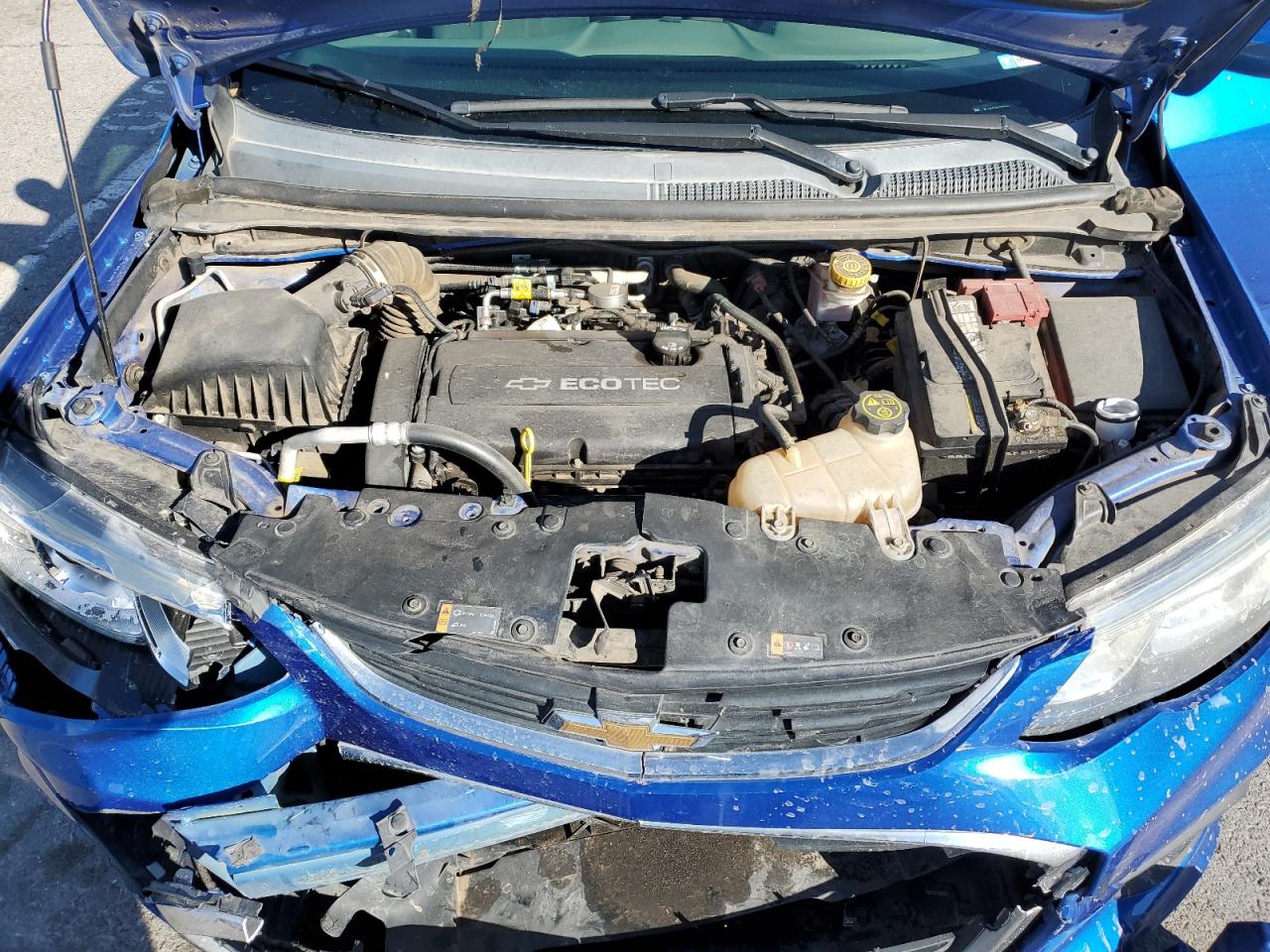 2017 Chevrolet Sonic VIN 1G1JD5SH9H4132003 Copart auction photo, front end damage thumbnail 12