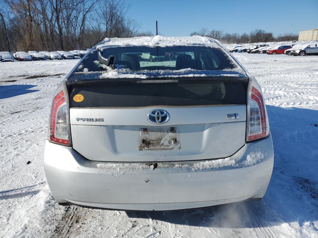 2012 Toyota Prius VIN JTDKN3DU5C5442336 Copart auction photo, rear end / minor dent/scratches damage thumbnail 6