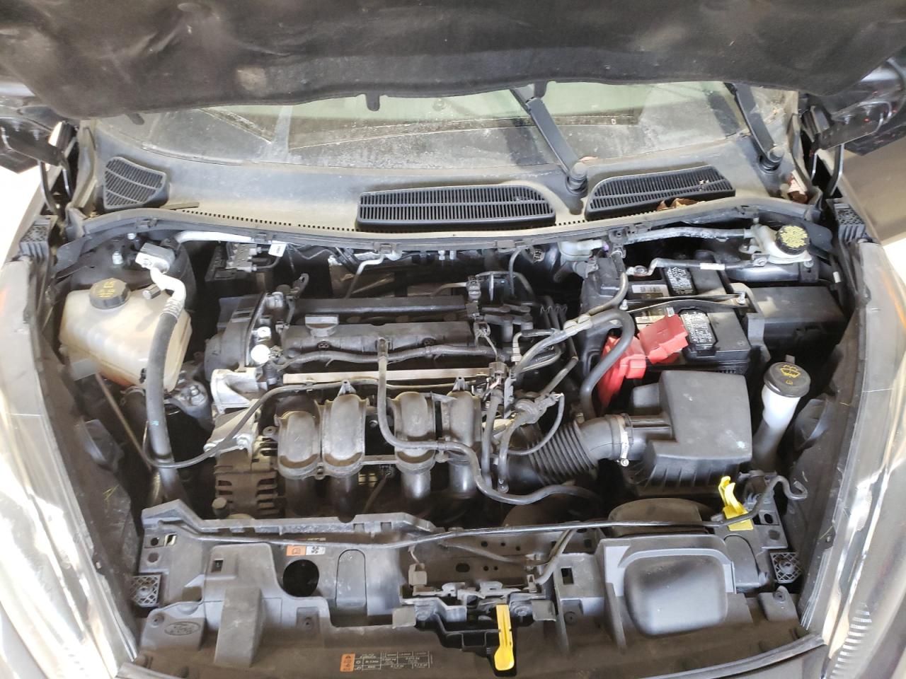 2017 Ford Fiesta VIN 3FADP4BJ6HM163003 Copart auction photo, all over damage thumbnail 11