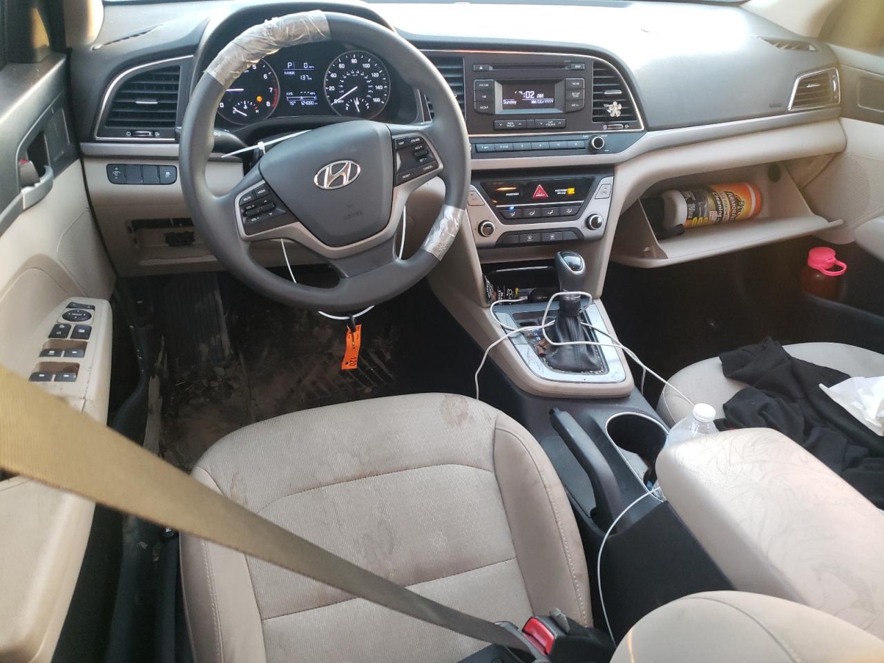 2017 Hyundai Elantra VIN 5NPD74LF9HH167802 Copart auction photo, vandalism / all over damage thumbnail 8