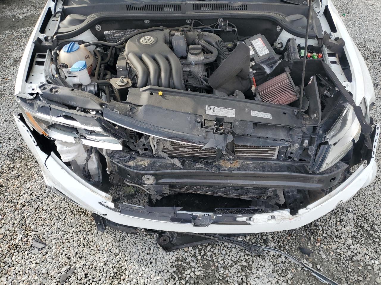 2015 Volkswagen Jetta VIN 3VW2K7AJ9FM276649 Copart auction photo, front end damage thumbnail 11