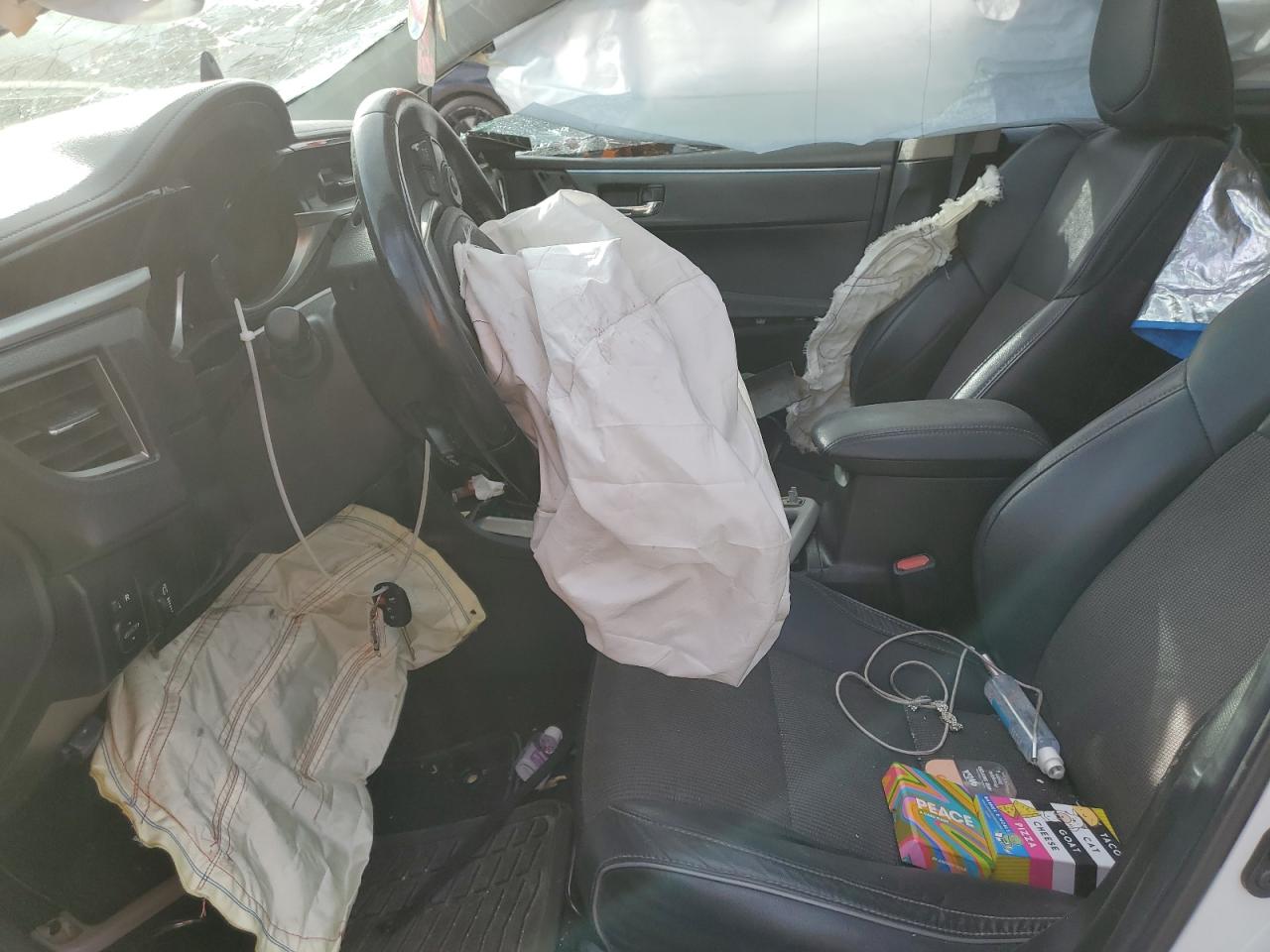 2014 Toyota Corolla VIN 5YFBURHE8EP158911 Copart auction photo, front end / side damage thumbnail 7