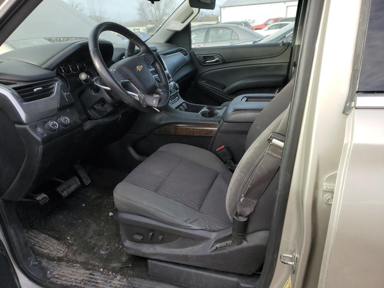 2015 Chevrolet Suburban VIN 1GNSKHKC6FR123127 Copart auction photo, side damage thumbnail 7