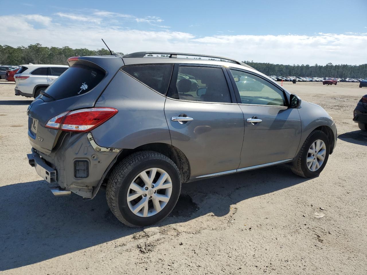 2014 Nissan Murano VIN JN8AZ1MW0EW529259 Copart auction photo, rear end / front end damage thumbnail 3